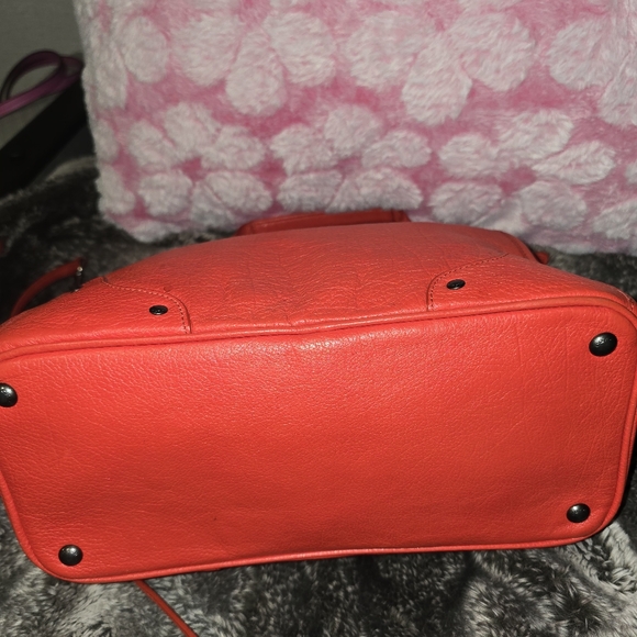 Euc Coach Mickie Leather Tote Bag With Strap - Picture 4 of 5